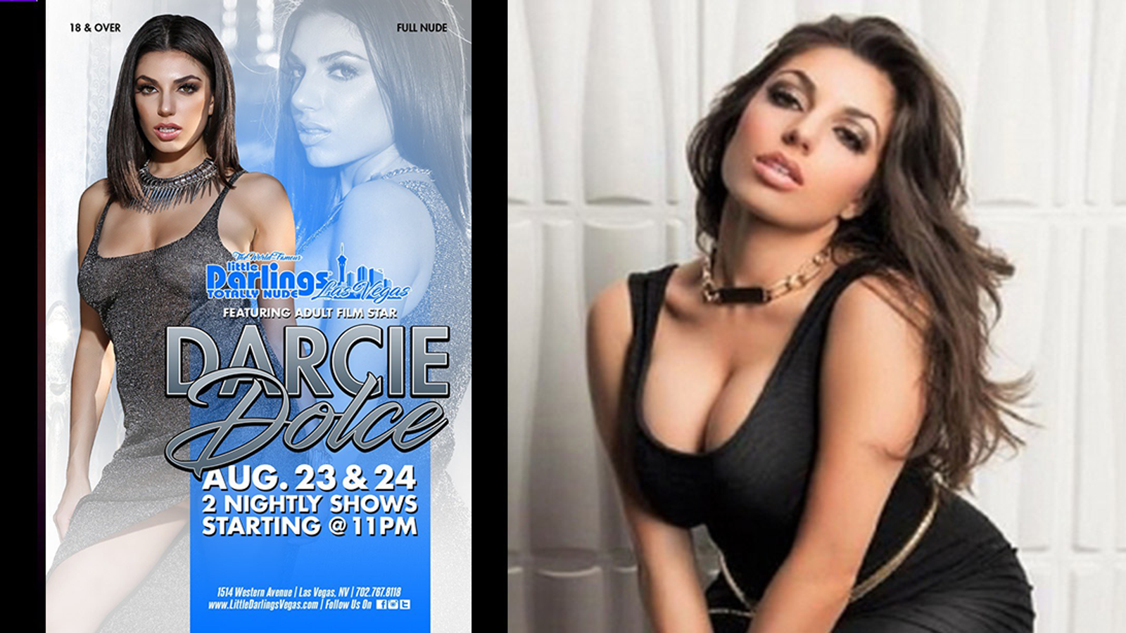 Darcie Dolce to Take the Stage at Little Darlings in Las Vegas
