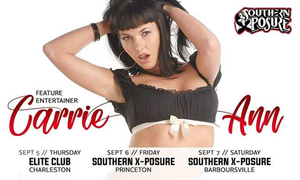 Carrie Ann to Feature at Southern Exposure Gentlemens Clubs in WV