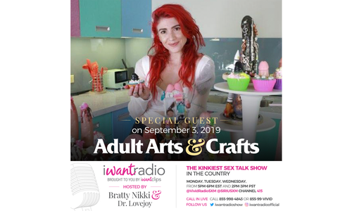 Jen Stein of Adult Arts and Crafts Guesting on iWantRadio