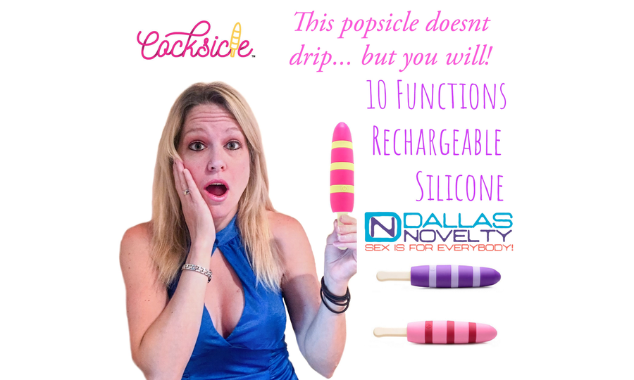 Dallas Novelty Stocking XR Brands' Cocksicle Popsicle Vibrator