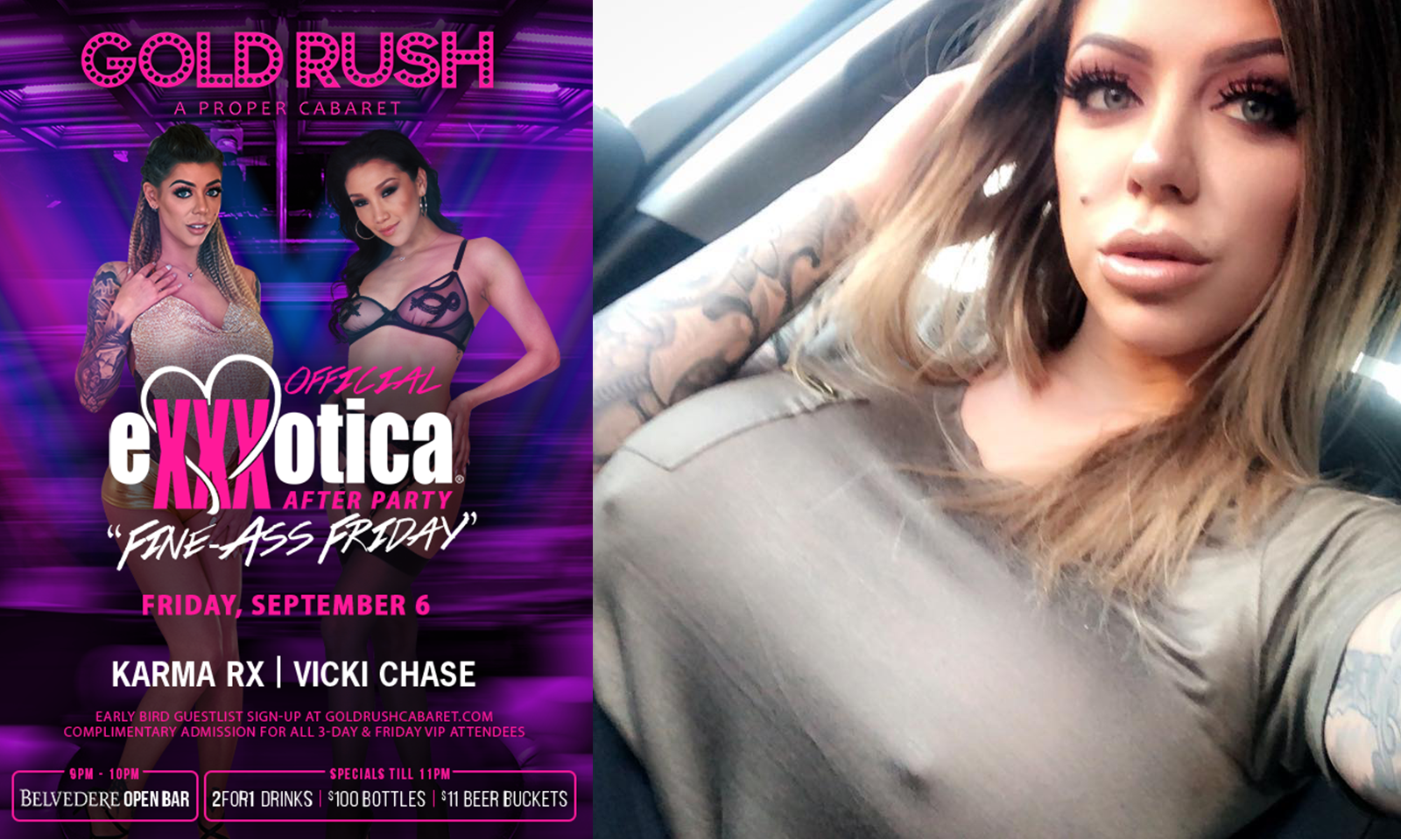 Karma Rx at eXXXotica Miami After-Party at Gold Rush Cabaret