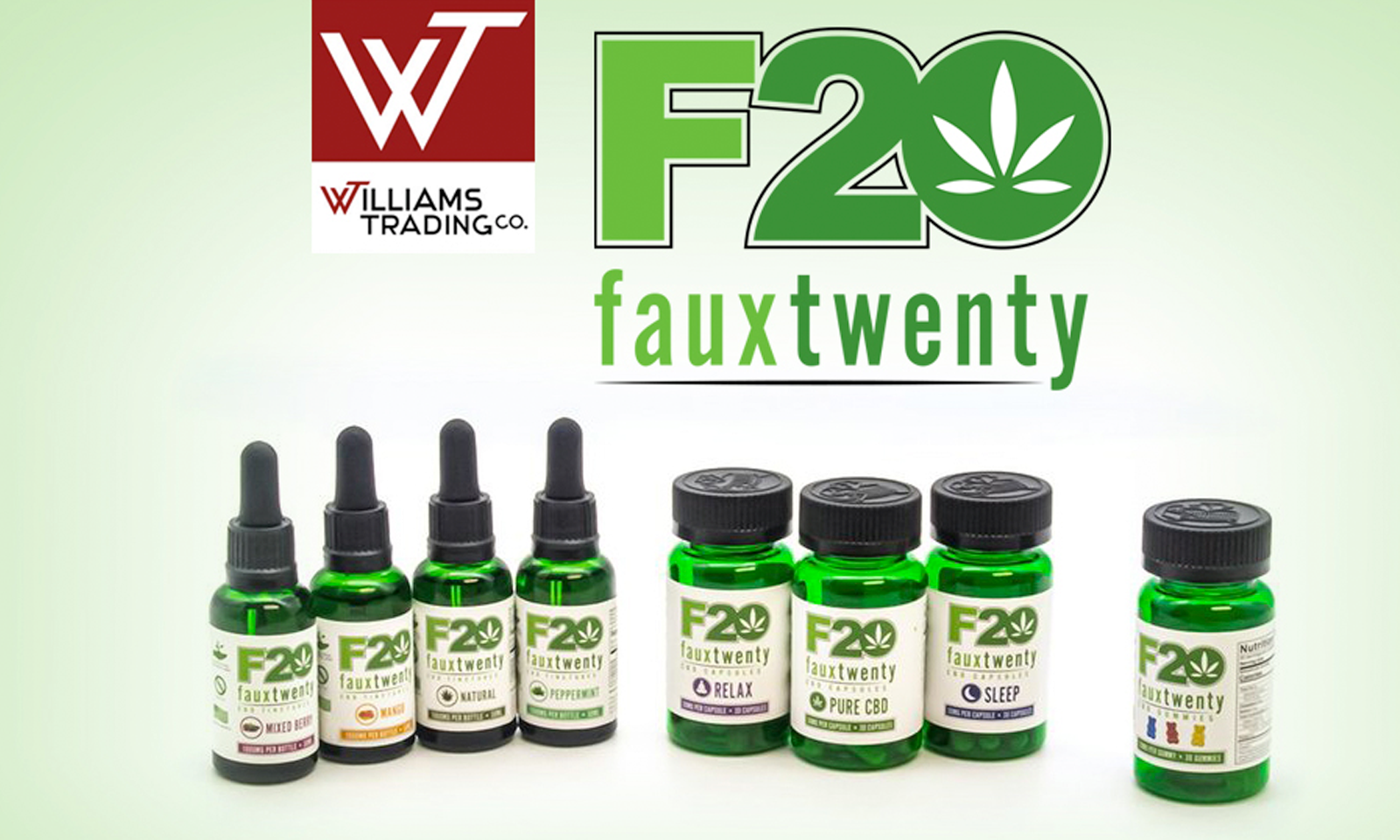 Williams Trading Carrying Products from Faux 20 CBD