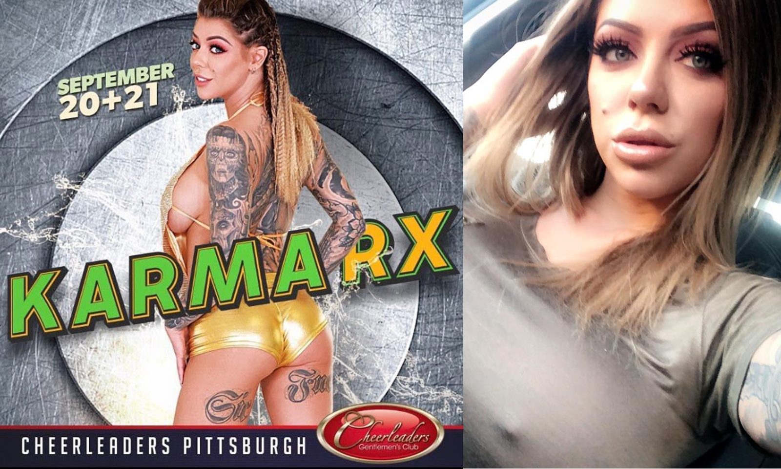 Karma Rx to Feature at Cheerleaders in Pittsburgh Sept 20-21