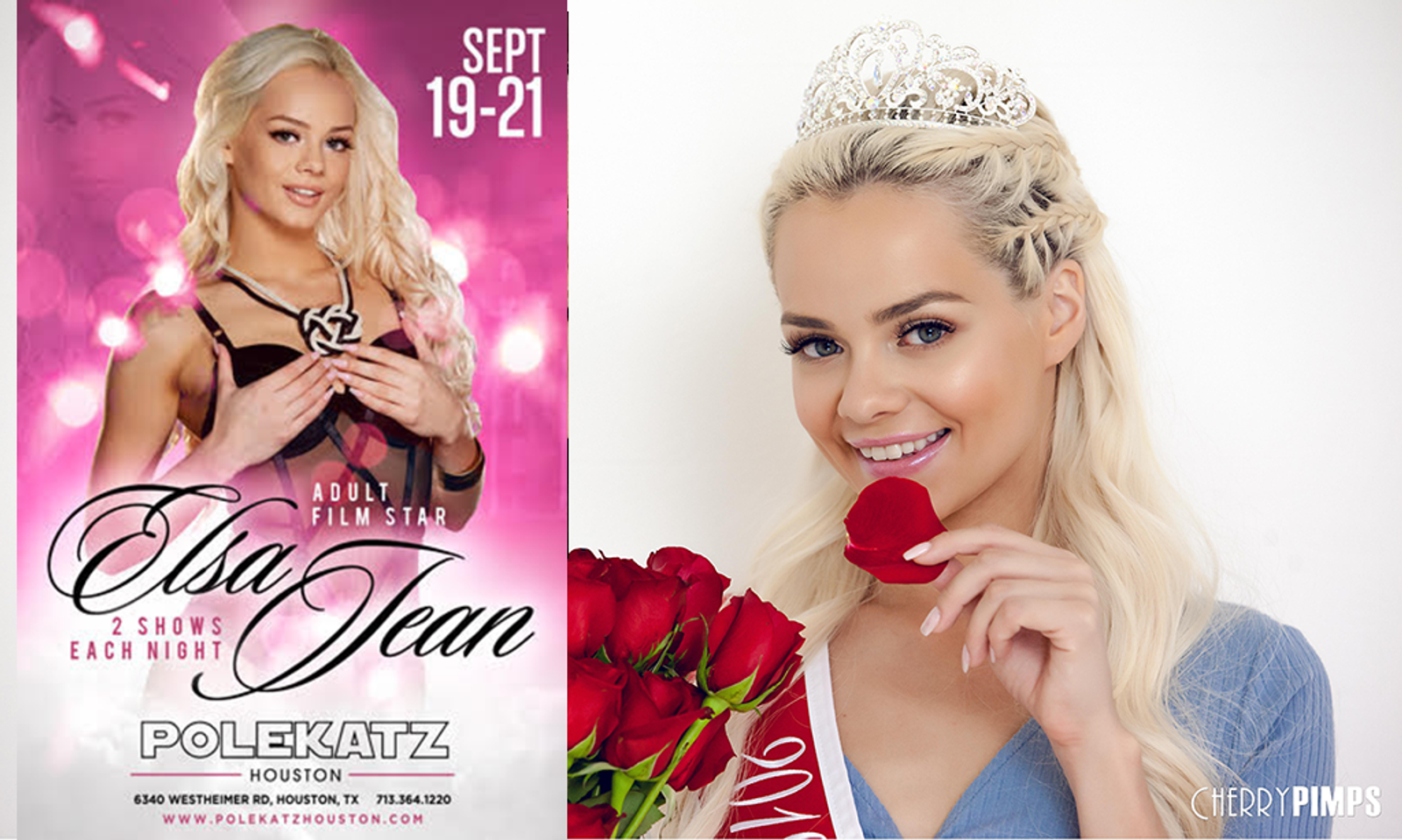 Elsa Jean to Feature at Polekatz Gentlemen’s Club in Houston