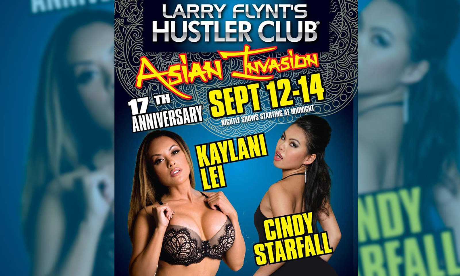 Cindy Starfall and Kaylani Lei Set for Illinois' Hustler Club