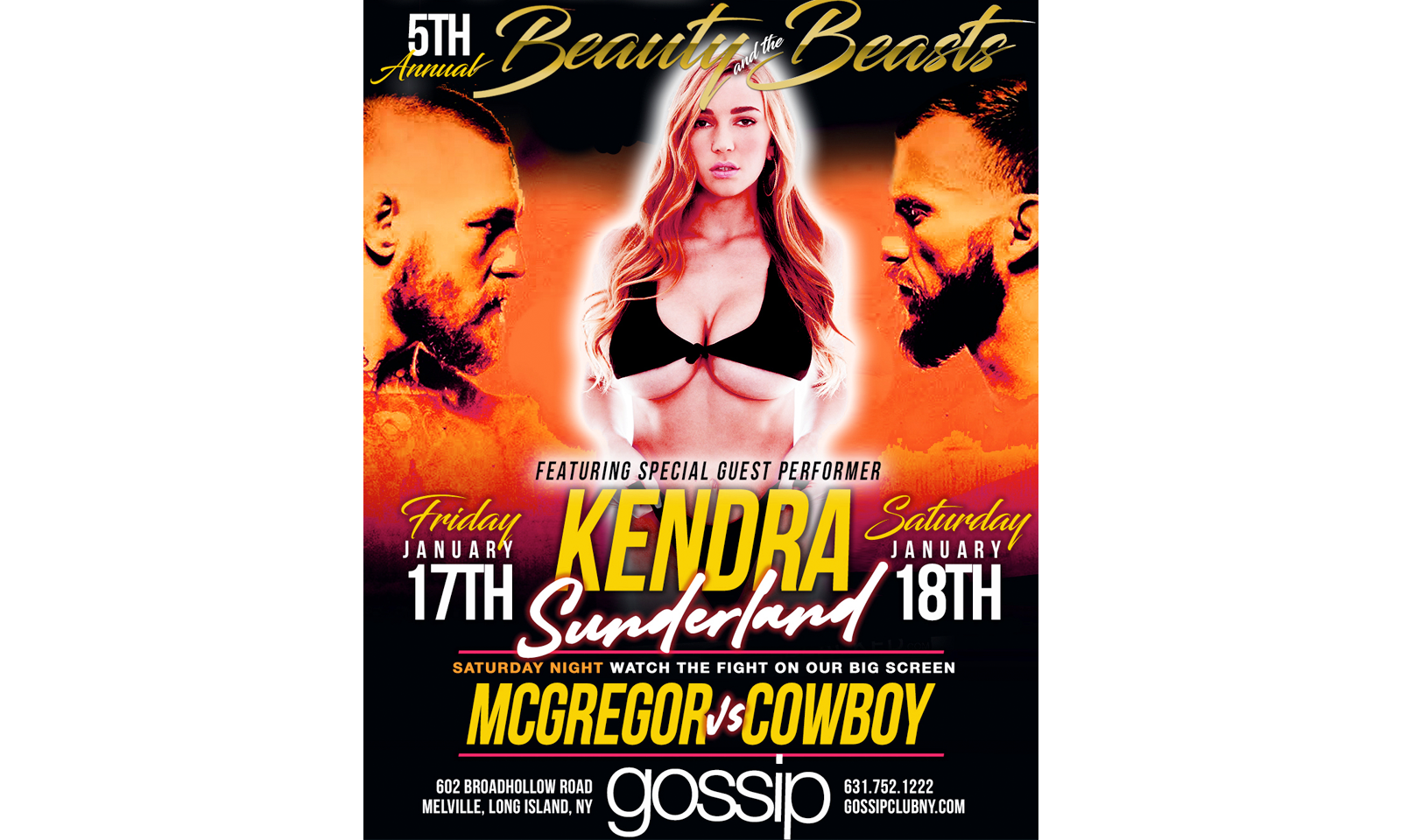 Kendra Sunderland Appearing at 5th Annual Beauty & the Beasts