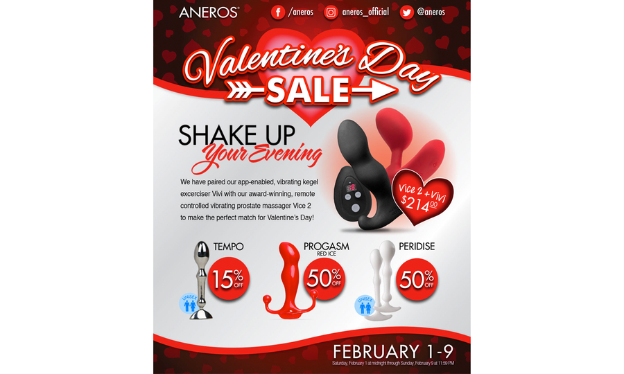 Aneros Hosting Web Sale to Help Couples Get Creative for V-Day