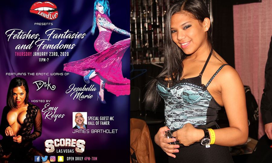 Emy Reyes To Sign At AEE, Host Event at Scores In Vegas