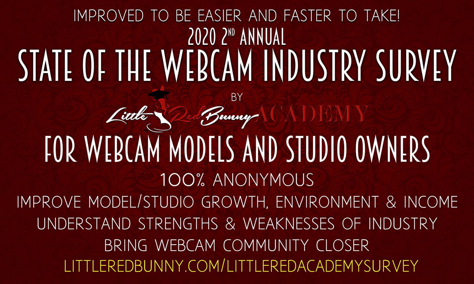 LittleRedBunny Academy Surveys Webcam Industry For 2nd Time