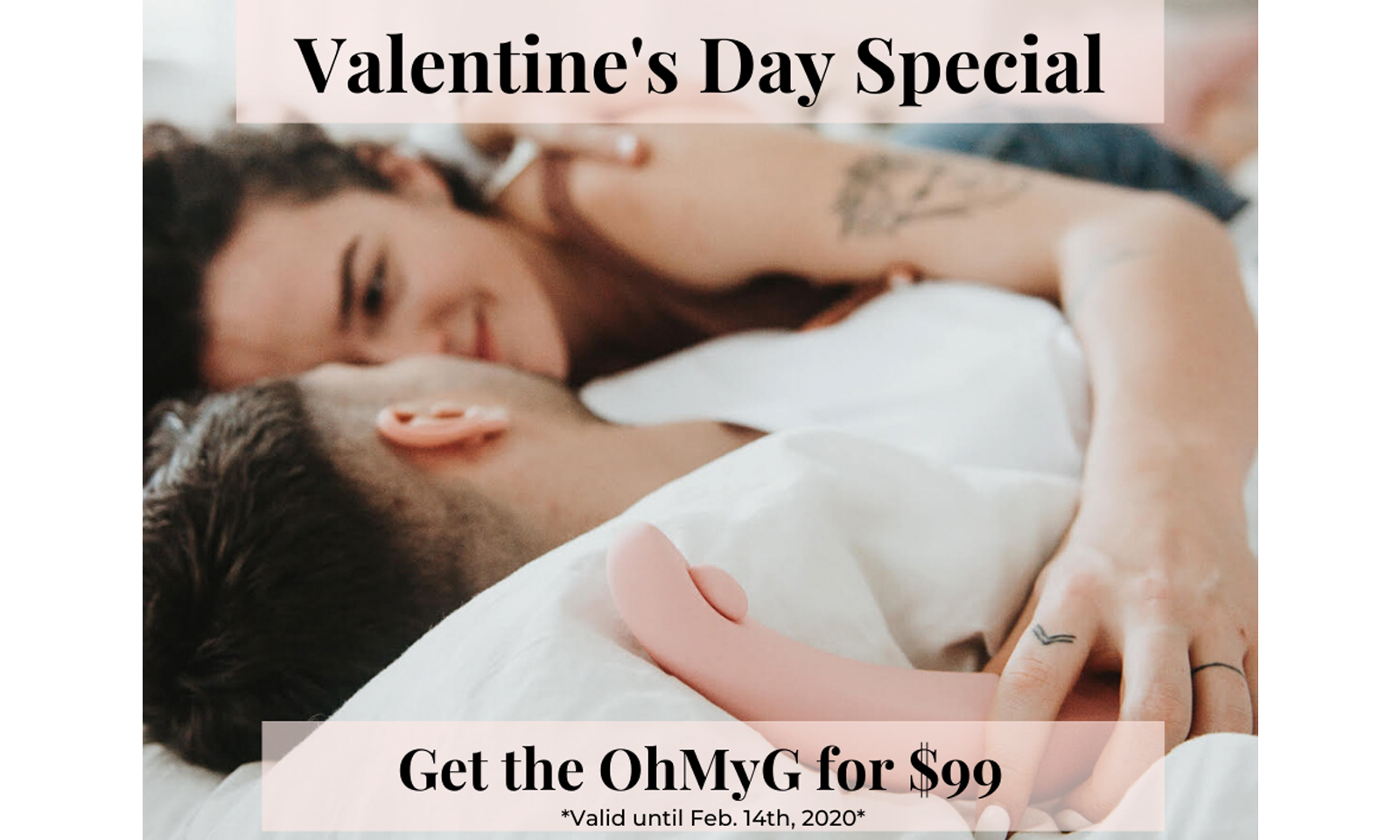 iobatoys Announces $99 Valentine’s Sale on OhMyG G-Spot Massager