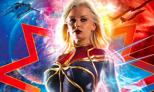 Kenzie Taylor Receives AVN Award For Captain Marvel XXX TS Scene