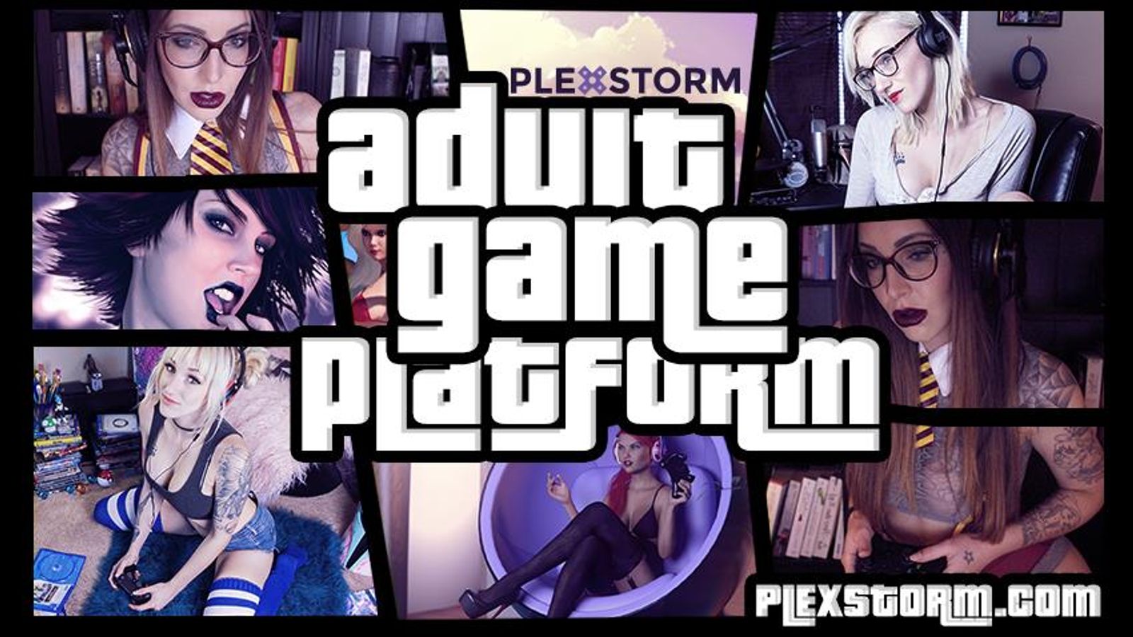 Plexstorm's  Streaming Site Connects Porn Gamer Girls with Fans